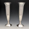 1909 British Antique Sterling Silver Medium Vase Pair 341g